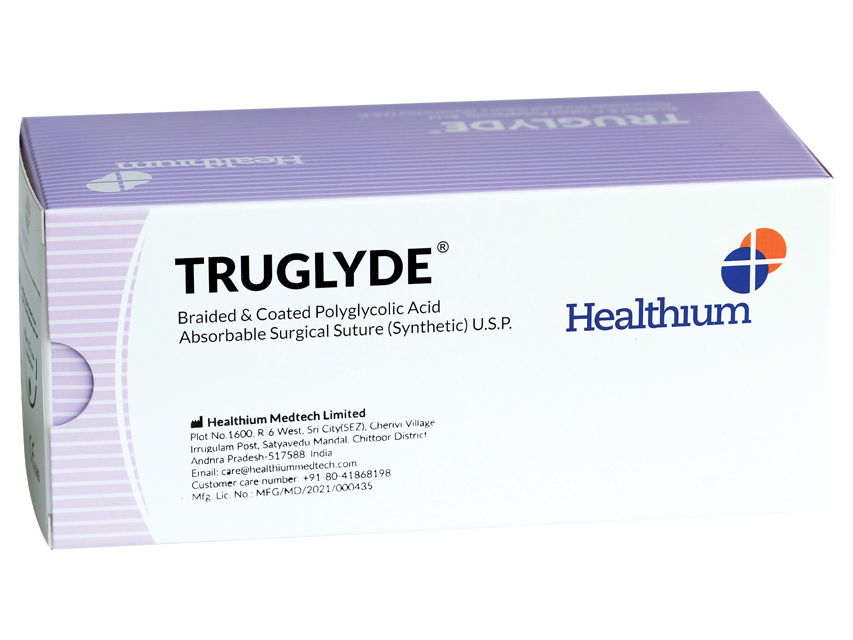 ĶIRURĢISKAIS DIEGS/TRUGLYDE/ABSORBĒJAMA 4/0 APLIS ,1/2 ADATA 17MM-75CM/NE KRĀSOTS N12