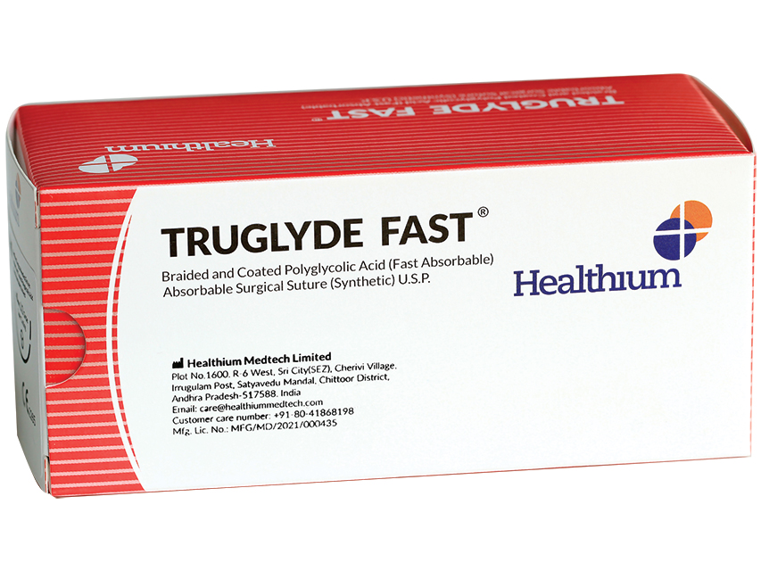 ĶIRURĢISKAIS DIEGS/TRUGLYDE/ĀTRI ABSORBĒJAMA 3/0 APLIS ,3/8 ADATA 24MM-70CM/NE KRĀSOTS N12