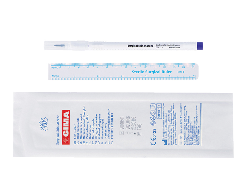 ĶIRURĢISKS ĀDAS MARĶERIS - VIENS UZGALIS 1,0 MM - STERILS N100