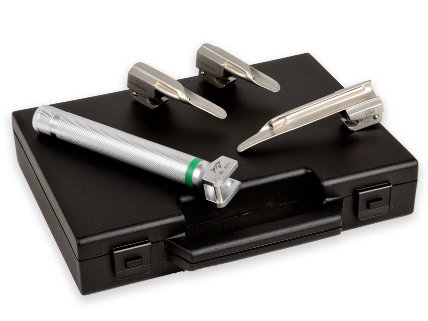 MAXLITE F.O.LED BĒRNU LARINGOSKOPA KOMPLEKTS AR 3 ASME