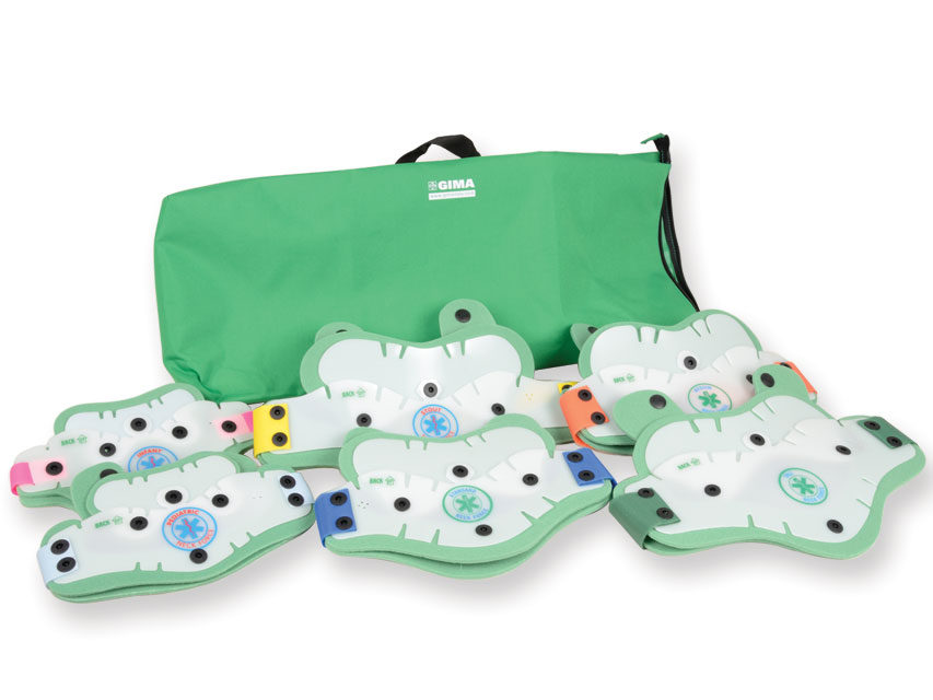 TWO PIECES FIRST AID COLLAR - SET OF 6 COLLARS WITH BAG