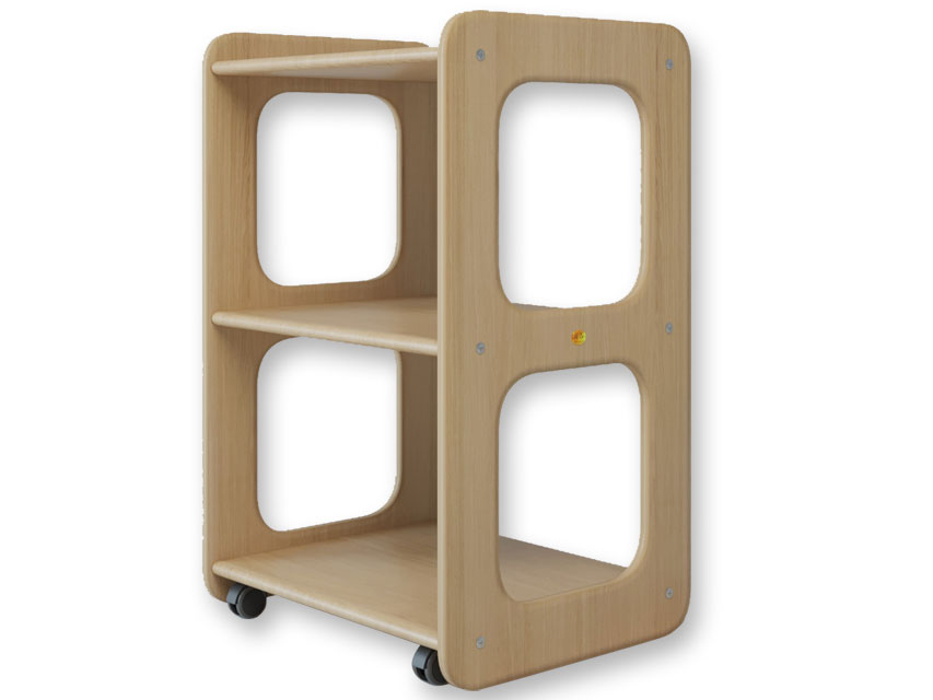 DANTE WOODEN TROLLEY - BEECH
