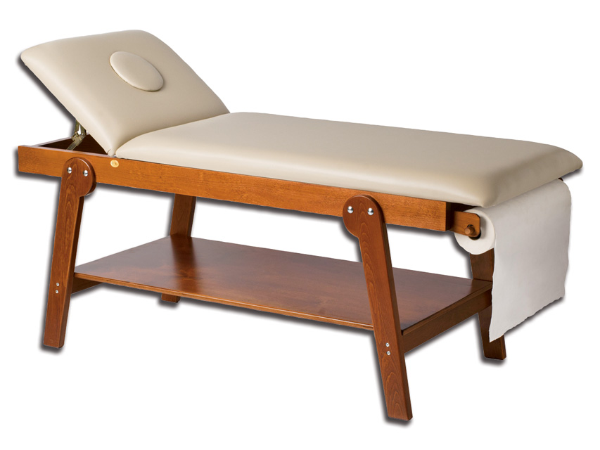 FIRENZE WOODEN COUCH WITH FACE HOLE - CHERRY WOOD