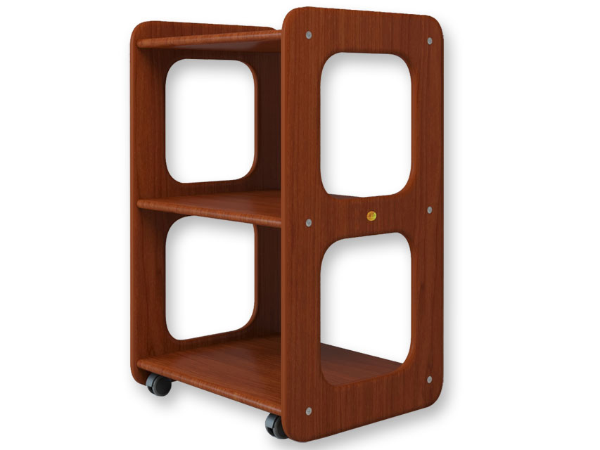 DANTE WOODEN TROLLEY - CHERRY WOOD