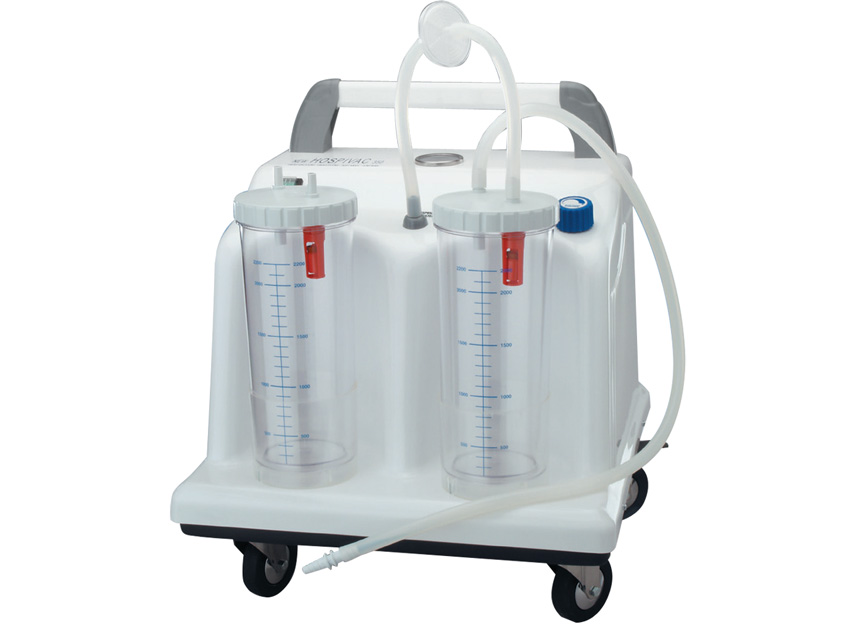 TOBI CLINIC ATSŪKŠANAS ASPIRATORS AR 2X4 L BURKĀM