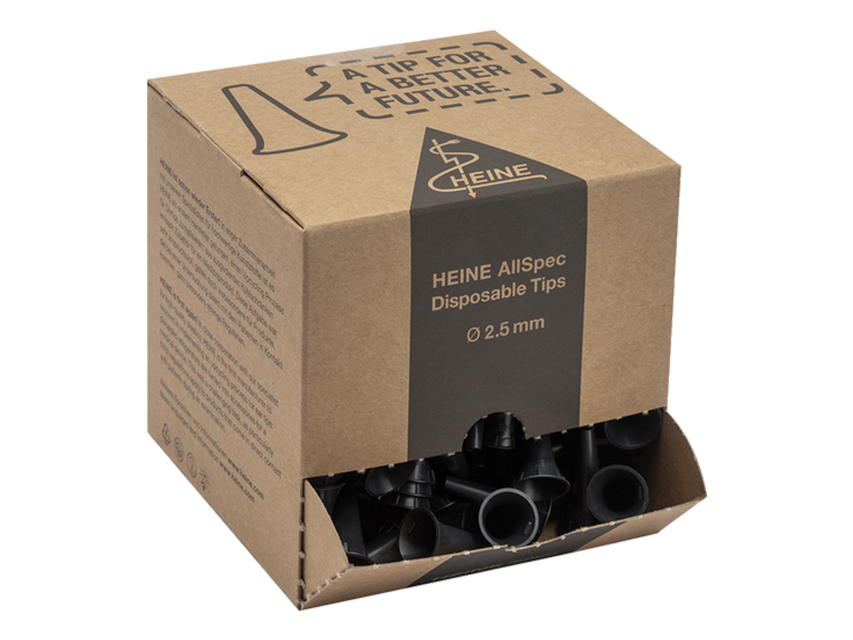 HEINE MINI AUSU SPOGUĻI Ø 2.5 MM, PELĒKI, N250 (MINI 2000/3000, K180, BETA201)