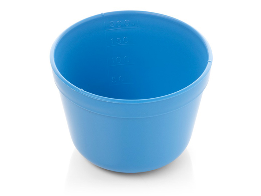 POLIPROPILĒNA TRAUKS 80 MM X 60 MM AUGSTUMS MM, GRADUĀCIJA 200 ML, N1 (MIN.10 GB.)
