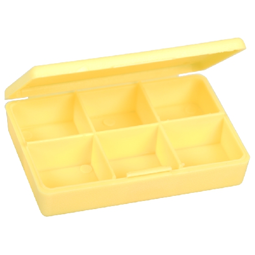 9 DAILY HANDY PILL BOX - YELLOW