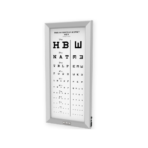 REDZES PĀRBAUDES TABULA AR LED APGAISMOJUMU MIXED DECIMAL, 3M