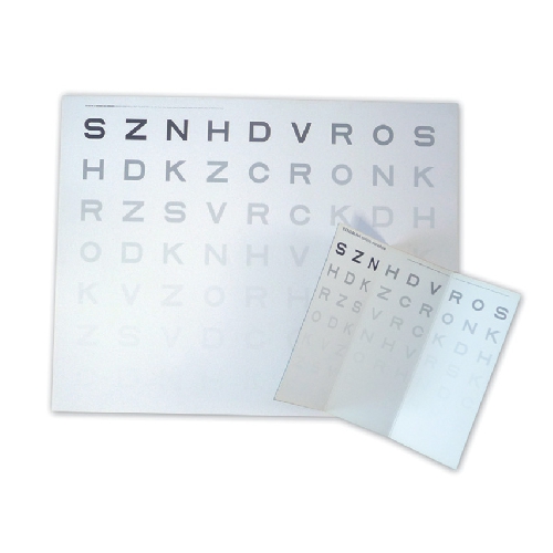 KONTRASTU JUTĪBAS KARTE - NO 3 M ATTĀLUMA