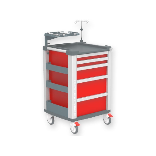 6 EMERGENCY COMPACT KART - RED