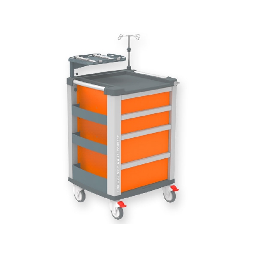 7 EMERGENCY COMPACT KART - ORANGE