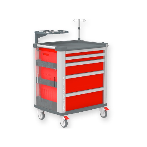 8 EMERGENCY MEDI KART - RED