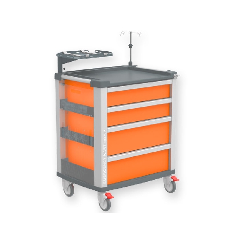 9 EMERGENCY MEDI KART - ORANGE