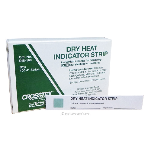 ĶĪMISKO INDIKATORU STRIPI SAUSĀ GAISA STERILIZĀCIJAI