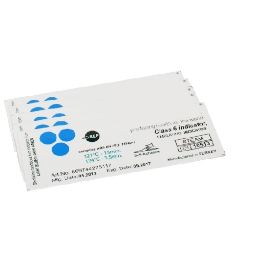 INDIKATORU STRIPI TVAIKA STERILIZĀCIJAI (AUTOKLĀVAM)