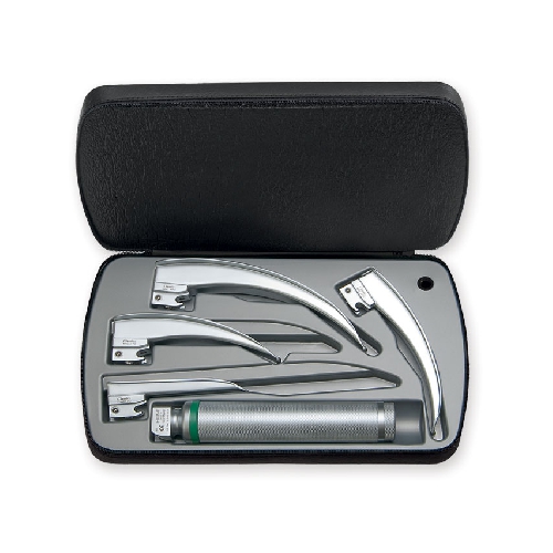 HEINE CLASSIC PLUS LED LARYNGOSCOPE SET - 4 BLADES