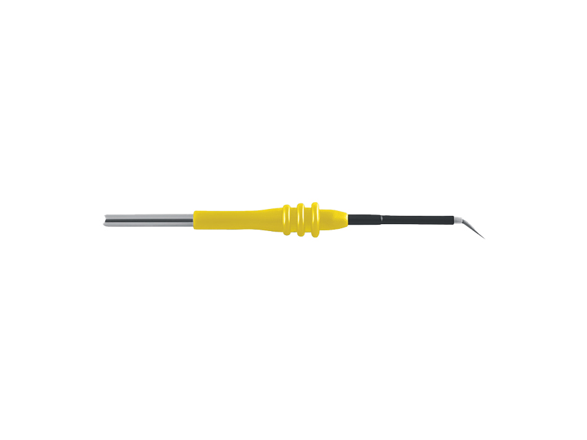 TUNGSTEN NEEDLE ELECTRODE 7 CM - ANGLED - DISPOSABLE