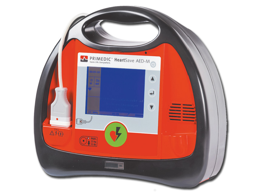 PRIMEDIC HEART SAVE AED-M - DEFIBRILLATOR WITH ECG AND MONITOR IT/FR/DE/GB