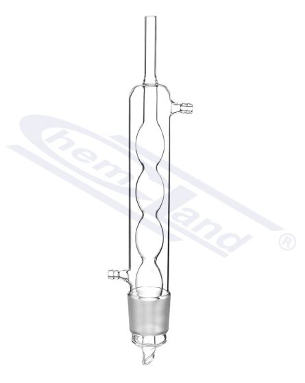 APARĀTS PĒC SOXHLET - DAĻA - KONDENSATORS AR IEKŠĒJO SPULDZES DAĻU