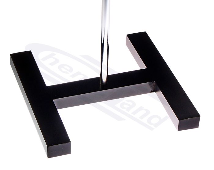 RETORTU STATĪVA H FORMAS PAMATNE