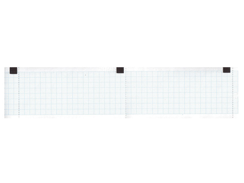 ECG thermal paper 50x30 mm x m roll - blue grid