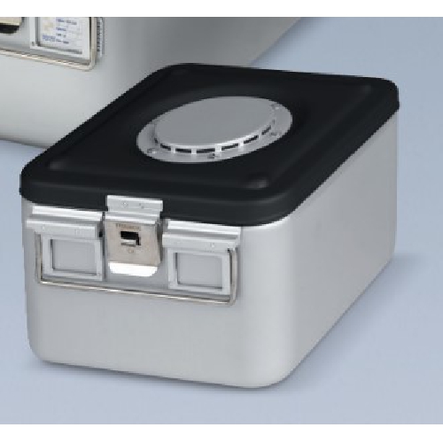 Alumīnija konteineris ar 1 vārstu 58x27x26 melns