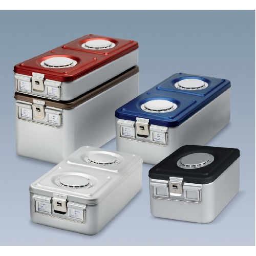 Alumīnija konteineri ar 1 vārstu 30x27x19.5 zaļš