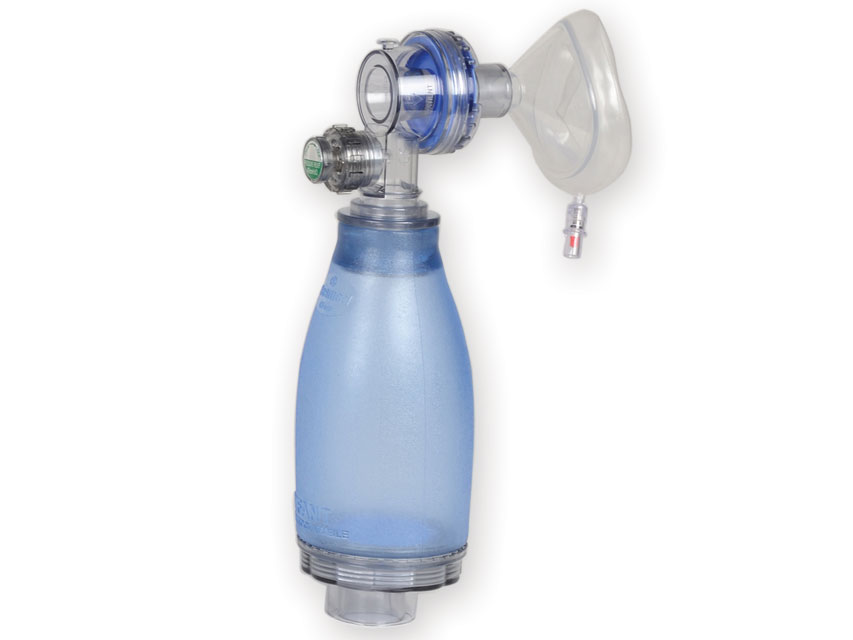 AMBU maiss (280 ml) ar masku Nr.1, autoklavējams
