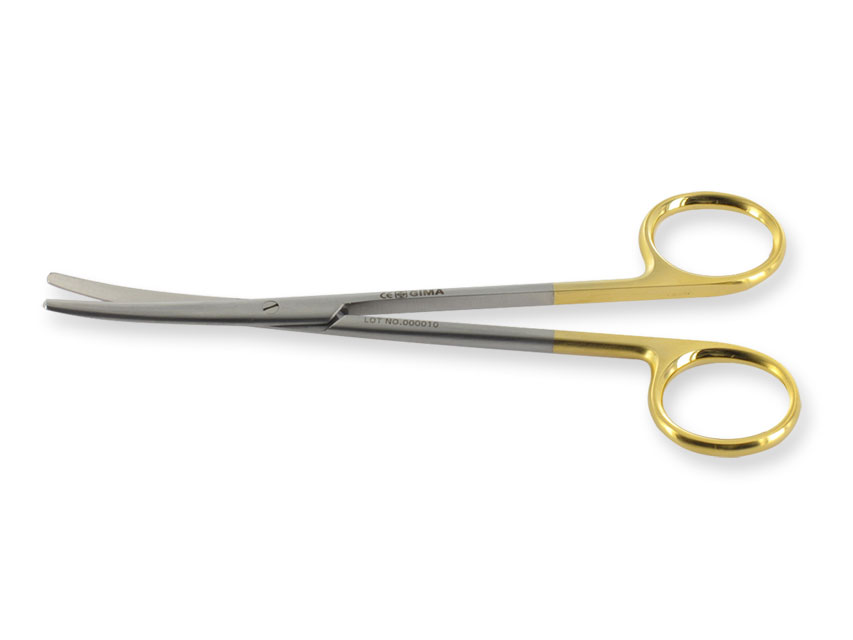 gold metzenbaum šķēres-izliektas - 18 cm