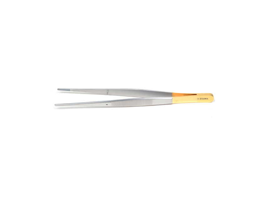 Apzeltīta Potts Smith preparēšanas pincete - 15 cm
