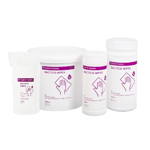 Bacticid wipes refill N100 salvetes lielai bundžai (20x20) biezās