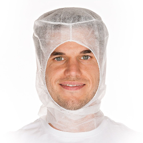 PP astronautu tipa cepure. balta. N100 (min. 10x100)