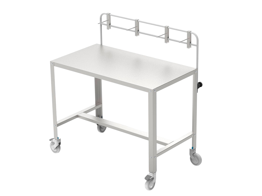 Instrumentu galds,ar 1 plauktu un statīvu instrumentu pakarināšanai