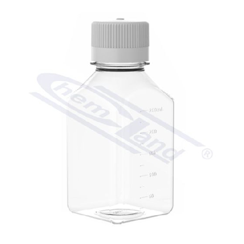 Butelis no PETG materiāla ar HDPE vāciņu, 500 ml, sterils, iepakojumā 24 gab.