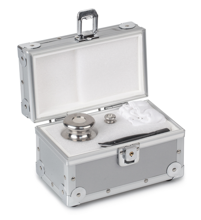 E2, F2, 2, stainless steel, 5 g &amp;amp- 100 g, in aluminium case, 4045761223387,