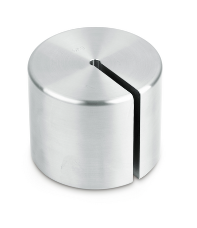 Slot weight (Type A), stainless steel fine turned, 50 N, 4045761277328,