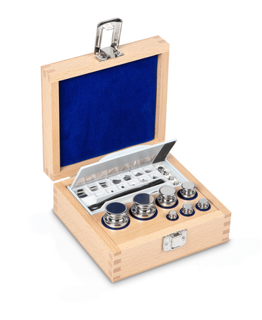 F1, Knob, 23, stainless steel polished, 1 mg - 200 g, in wooden case, 152×152×66 mm, 4045761004276,