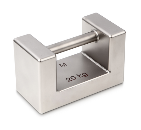 M1, Block, stainless steel, 20 kg, 1 g, 4045761117143,