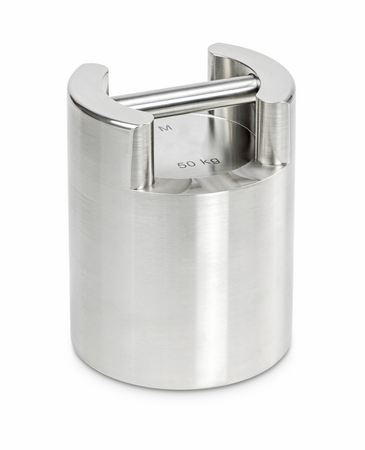 M1, Check weight, stainless steel fine turned, 50 kg, 2,5 g, 4045761008939,