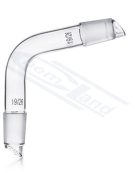 atjaunošanas līkums ar slīpu gala leņķi 75, 1 konuss 24/29, 1 konuss 14/23 CHEMLAND