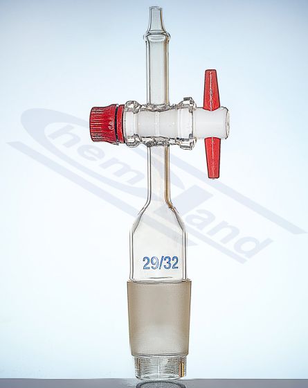 aizbīdnis - konuss 19/26 aizbīdnis PTFE savienojums taisns GLASSCO