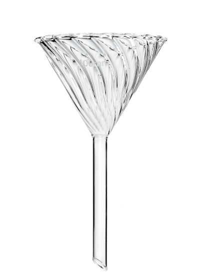 stikla laboratorijas piltuve fi 100 mm ātrai filtrēšanai ar rievām - FALSE. CHEMLAND