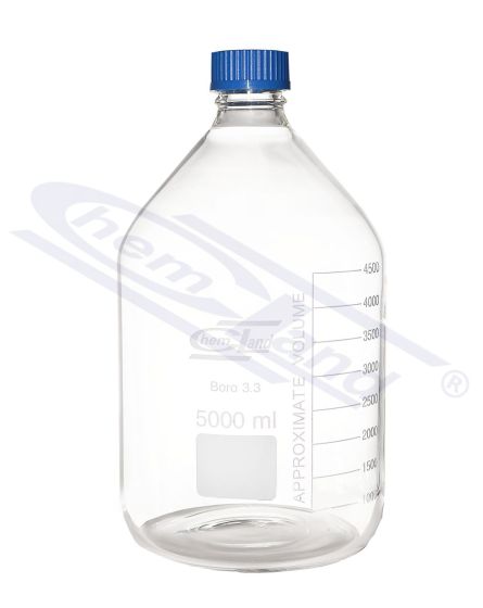 pudele ar skrūvējamu vāciņu BORO 3.3 GL45 00250ml CHEMLAND