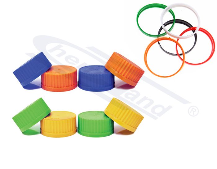 aizskrūvējams vāciņš ar gredzenu pudelēm GL45 - ZELTA JAUNA LĪNIJA