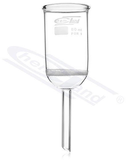 piltuve filtrēšanai cilindr. saķepināts disks G1 0200ml diam. 65 mm