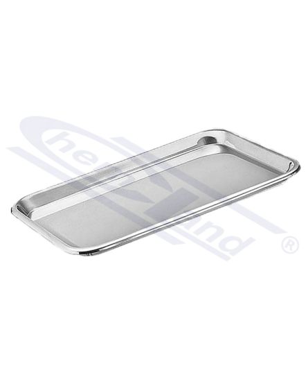 laboratorijas paplāte no nerūsējošā tērauda 390x275x19