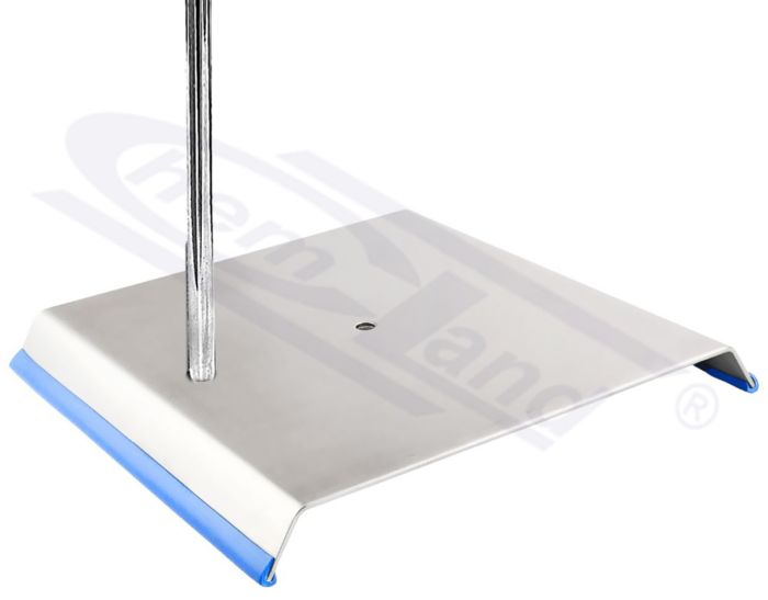 statīva pamatne 265x250mm, izgatavots no nerūsējošā tērauda, stienis 800mm CHEMLAND