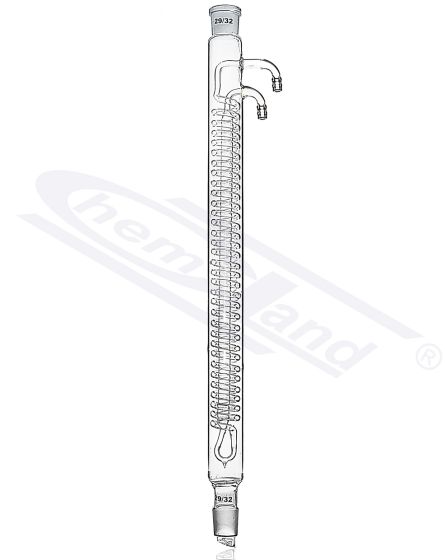 kondensators atbilstoši Dimroth garumam 200mm 2x 29/32 stikla savienotājs