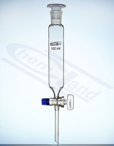 piltuve ar cilindrisku ligzdu 29/32 aizbīdnis stikls 0500mlChemland